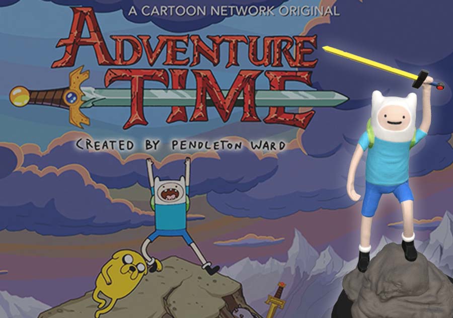 Finn from Adventure Time – 3D ZBrush & Blender Sculpt