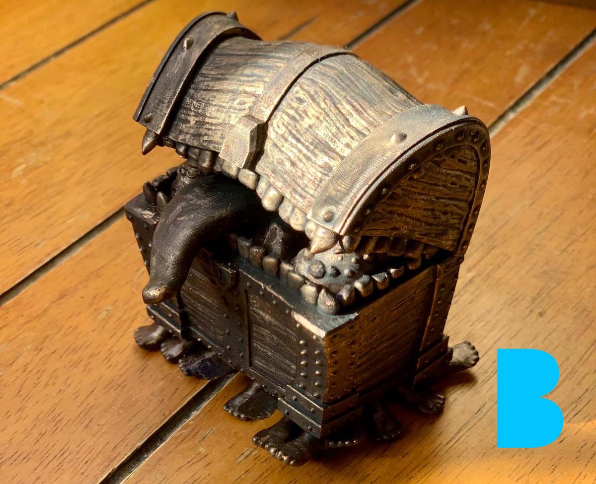 3D Print of the Luggage STL from Discworld